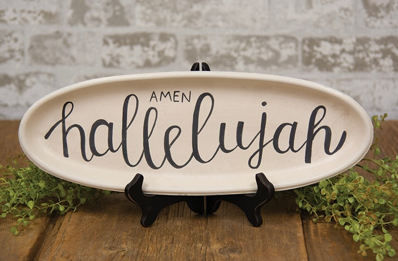 Oval Amen Tray