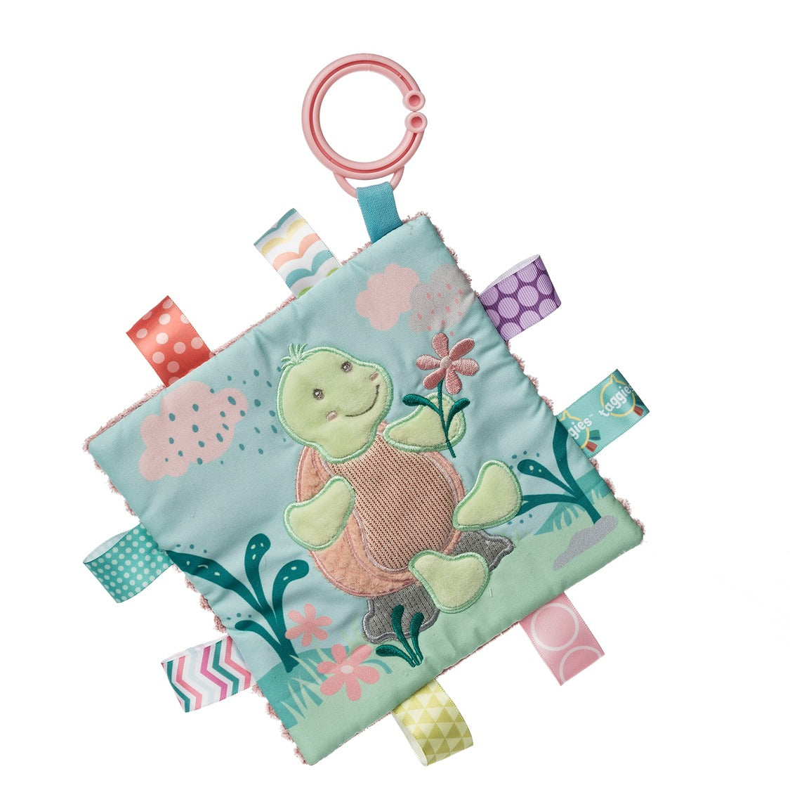 Mary Meyer: Taggies Tippy Turtle Crinkle Me-6x6"