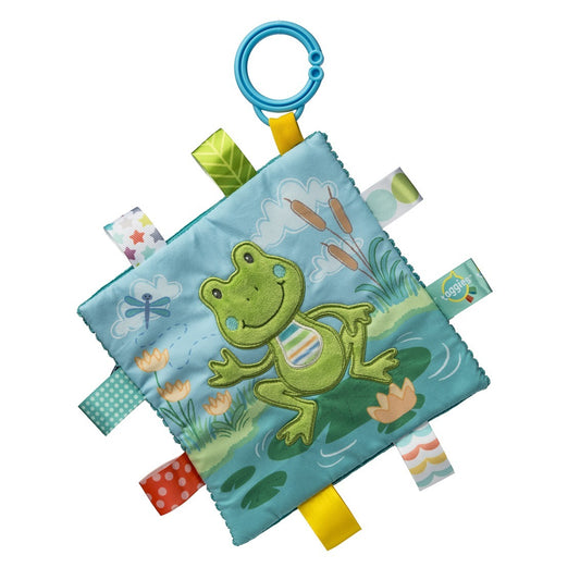 Mary Meyer: Taggies Peepers Frog Crinkle Me-6x6"