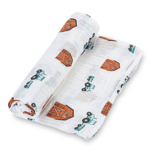 How We Roll Baby Muslin Swaddle