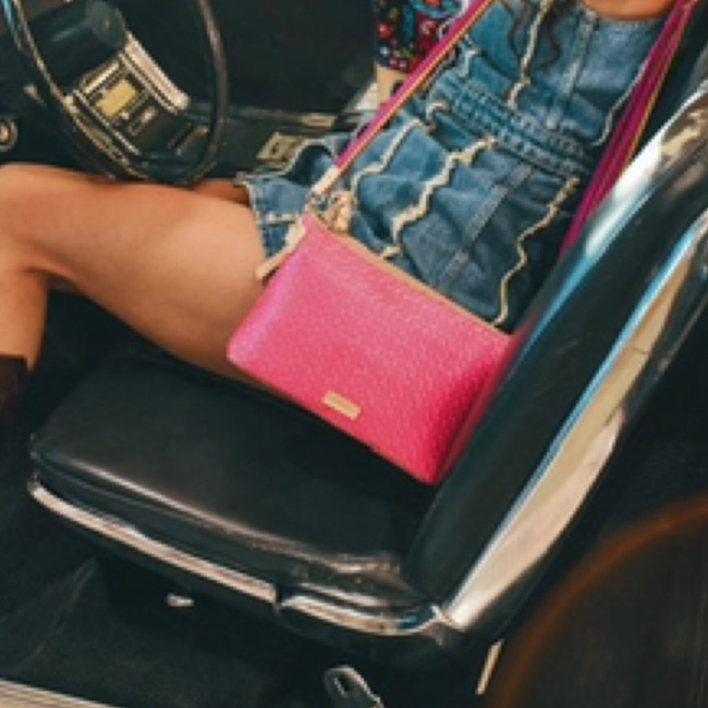 Midtown Crossbody, Pink