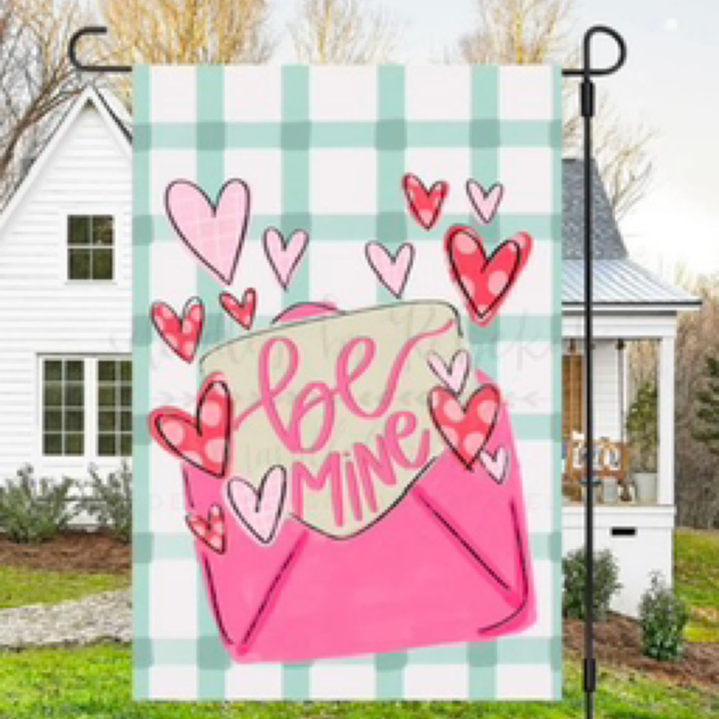 Be Mine Envelope Garden Flag
