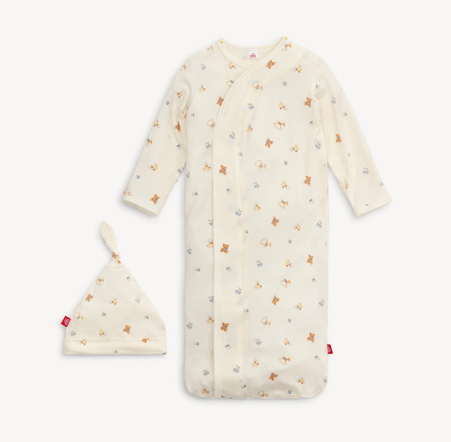 Lullaby Lane Modal Magnetic Gown + Hat (Nb-3M)