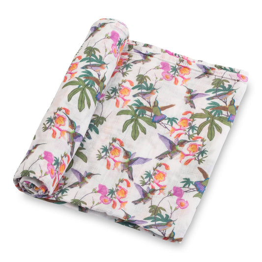 Hummingbird Baby Muslin Swaddle